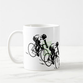 Taza De Café Bicycle Riding Race Art