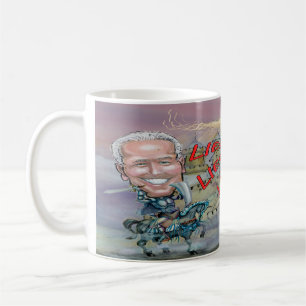 Taza De Café Biden defendiendo la bestia de las mentiras