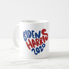 Taza De Café Biden Harris 2020 Heart