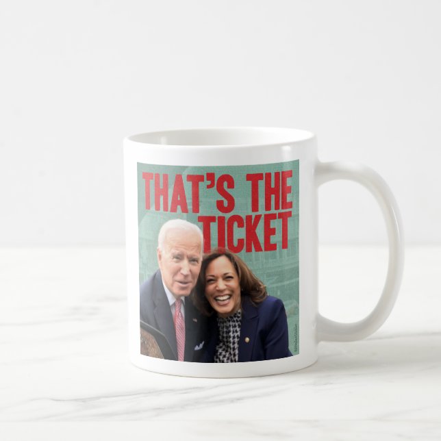 Taza De Café Biden Harris, esa es la mug. (Derecha)