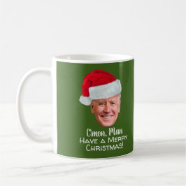 Taza De Café Biden Harris - Joe Santa Hat - C'mon Man