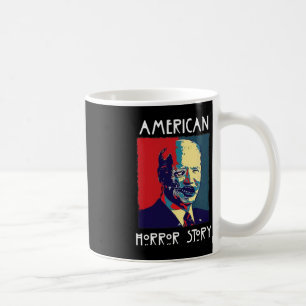 Taza De Café Biden Horror American Zombie Story Halloween Retro