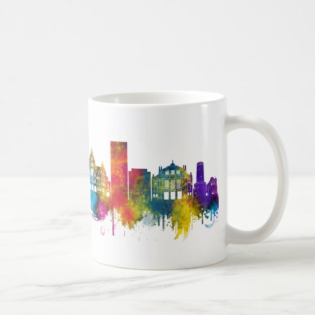 Taza De Café Bielefeld Germany Skyline (Derecha)