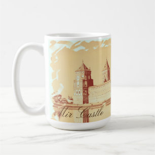 Taza De Café Bielorrusia Mir Castle Architecture Painting Mug