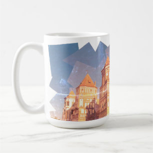 Taza De Café Bielorrusia Mir Castle Architecture Painting Mug