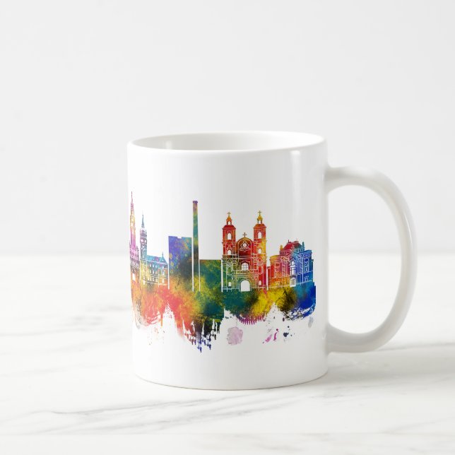 Taza De Café Bielsko-Biala Poland Skyline (Derecha)