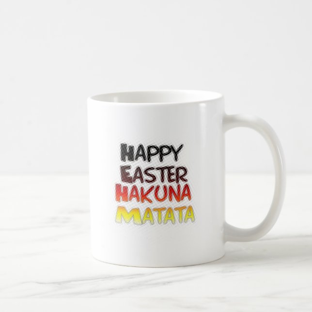 Taza De Café Bienaventurada temporada navideña Hakuna Matata (Derecha)