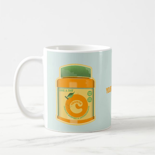 Taza De Café Bienestar de la vitamina C (Izquierda)