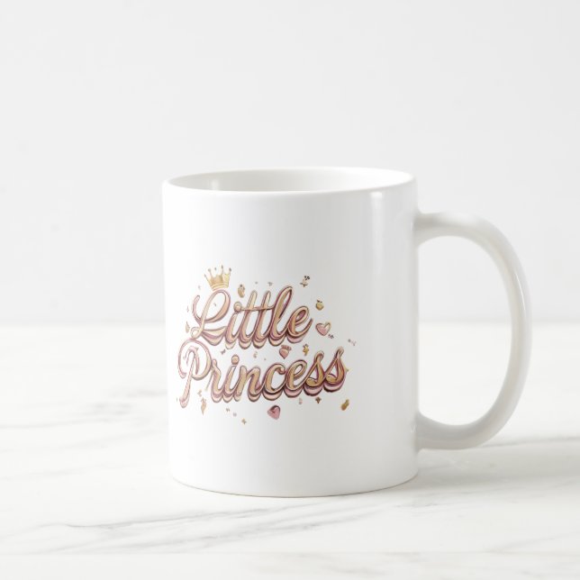 Taza De Café "Bienvenida a la pequeña princesa" Magia revelació (Derecha)