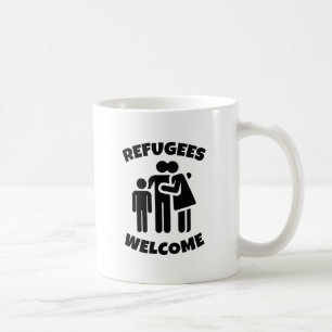 Taza De Café Bienvenida a los refugiados