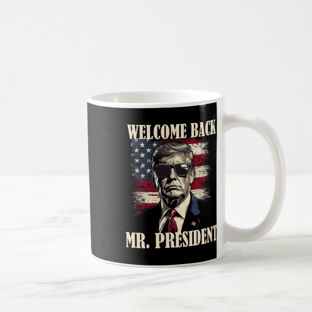 Taza De Café Bienvenida al presidente Donald Trump Victoria 2 (Derecha)