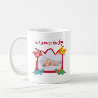 Taza De Café Bienvenida Bebé Personalizado Mug - Perfecto regal