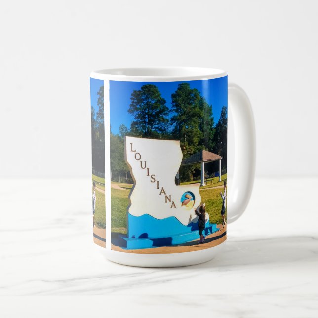 Taza De Café Bienvenida Louisiana (Anverso derecho)