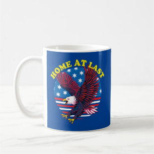 Taza De Café Bienvenido a Casa Veterano   Águila Patriótica