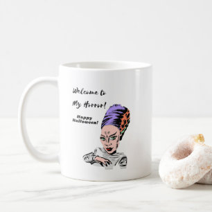 Taza De Café Bienvenido a mi Halloween de terror