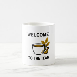 Taza De Café Bienvenido Al Equipo Decoración De Escritorio Para