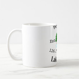 Taza De Café Bienvenido casa lago coordinada año estimado monta