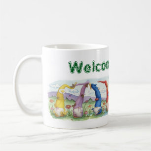 Taza De Café Bienvenido Gnomo
