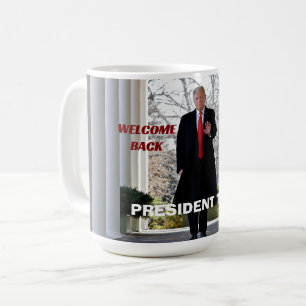 Taza De Café Bienvenido presidente Trump