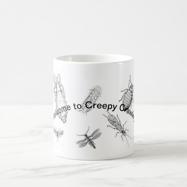 Taza De Café Bienvenidos a Creepy Crawley (Centro)
