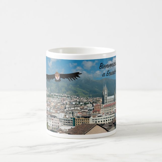 Taza De Café Bienvenidos a Ecuador (Centro)