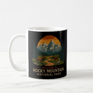 Taza De Café Bienvenidos a Embroidery Rocky Mountain National U