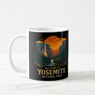 Taza De Café Bienvenidos a Embroidery Yosemite National USA