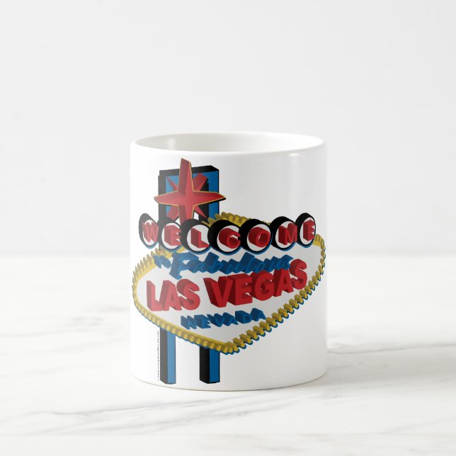 Taza De Café Bienvenidos a Fabulous Las Vegas (Centro)
