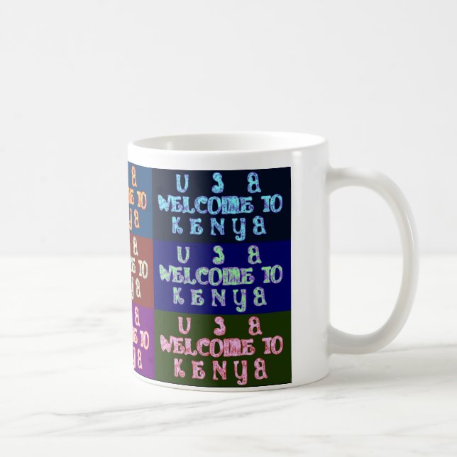 Taza De Café Bienvenidos a Hakuna Matata en Kenia.png (Derecha)
