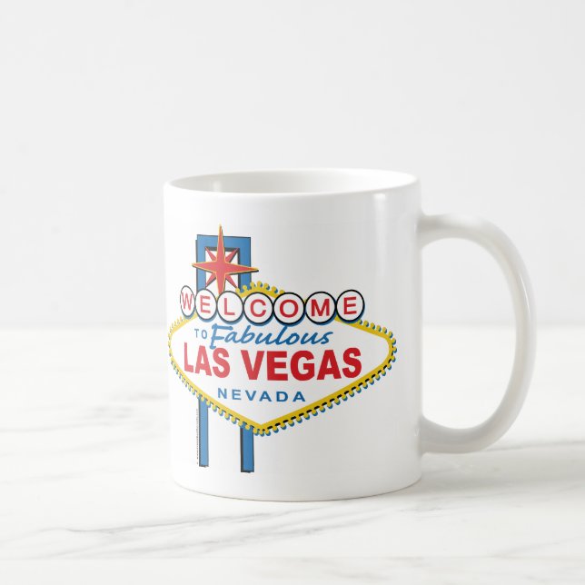 Taza De Café Bienvenidos a Las Vegas (Derecha)