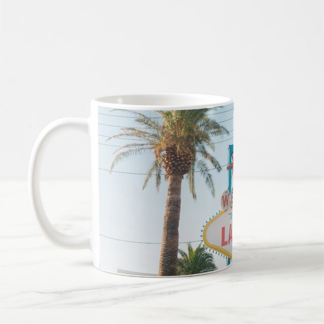 TAZA DE CAFÉ BIENVENIDOS A LAS VEGAS (Izquierda)