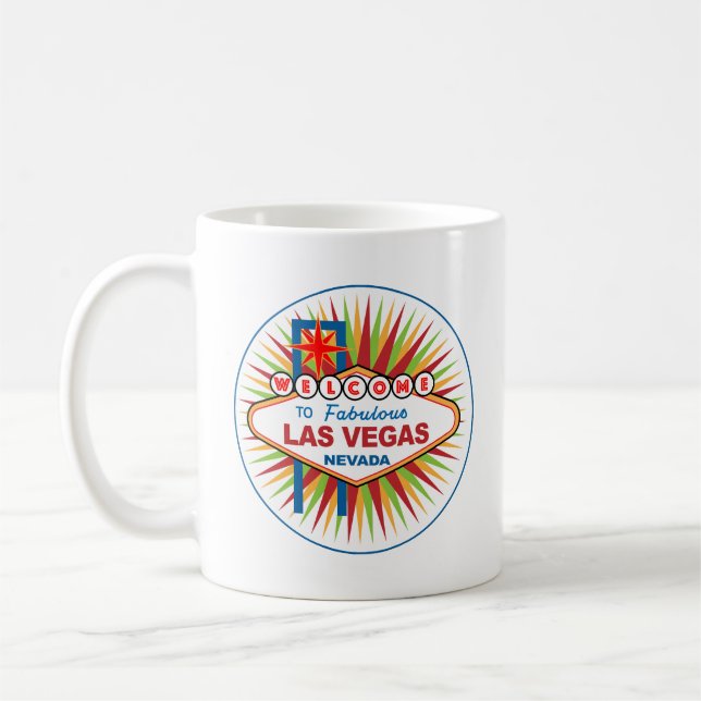 Taza De Café Bienvenidos a Las Vegas Nevada (Izquierda)