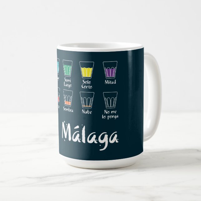 Taza De Café Bienvenidos a Málaga 1: El Café (Anverso derecho)