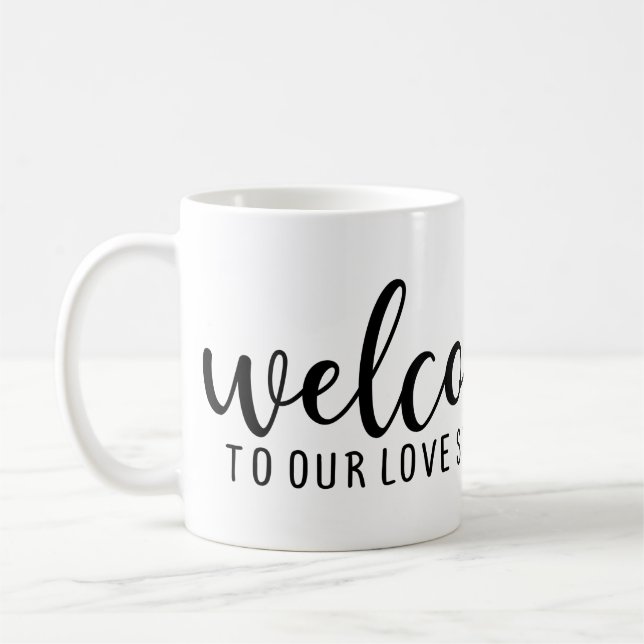 Taza De Café bienvenidos a nuestra historia de amor (Izquierda)