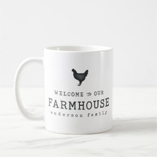 Taza De Café Bienvenidos a nuestro campo de cultivo Pollo Rústi