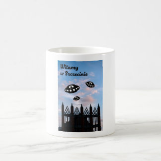 Taza De Café Bienvenidos a Szczecin  Visitantes extraterrestres