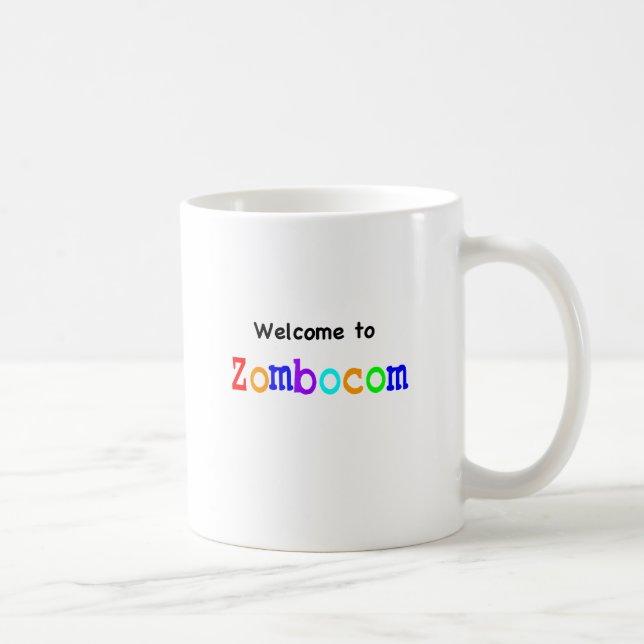 Taza De Café Bienvenidos a Zombocom (Derecha)