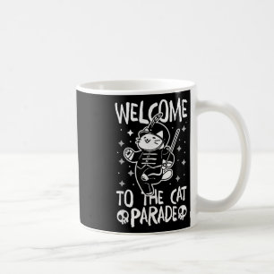 Taza De Café Bienvenidos Al Desfile Del Gato