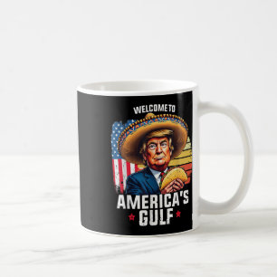 Taza De Café Bienvenidos Al Golfo De Las Américas, La Divertida