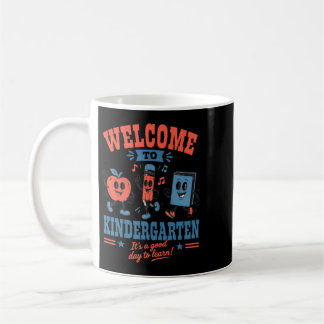 Taza De Café Bienvenidos al jardín de infancia es un buen día p