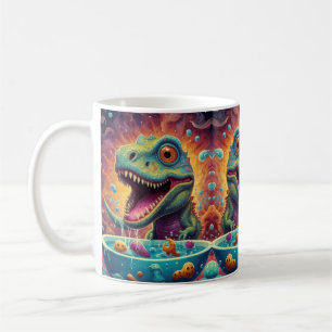 Taza De Café Bienvenidos al mágico mundo de los Dinos Delights