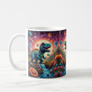 Taza De Café Bienvenidos al mágico mundo de los Dinos Delights
