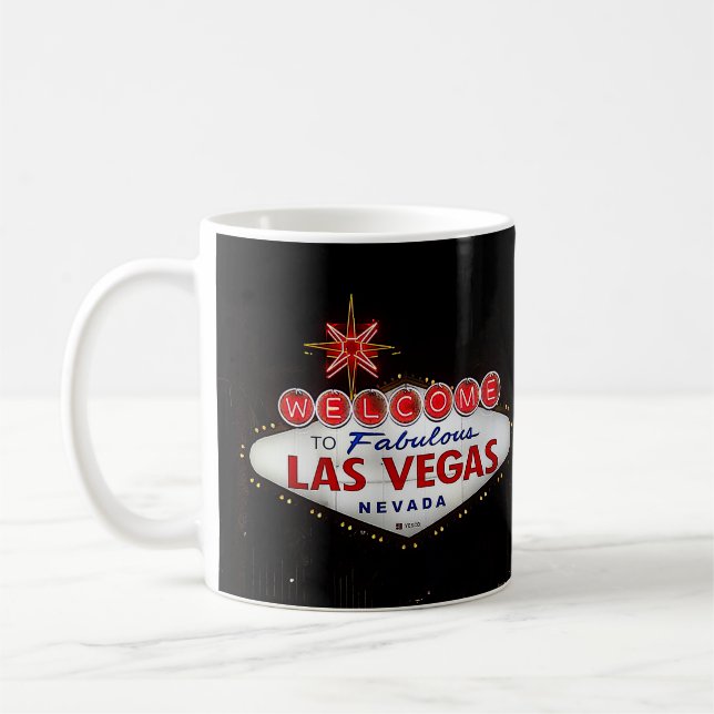 Taza De Café Bienvenidos al Rótulo #2 Mug de Las Vegas (Izquierda)