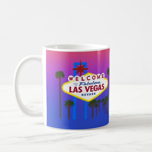 Taza De Café Bienvenidos al Rótulo #3 Mug de Las Vegas (Izquierda)