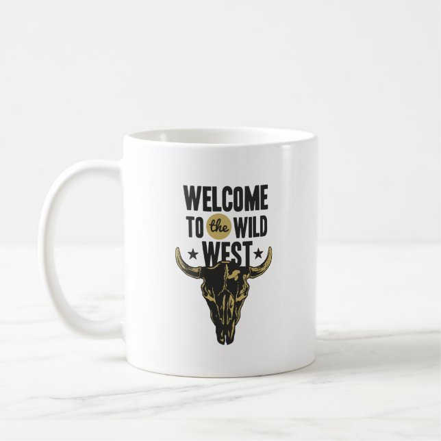 Taza De Café Bienvenidos al salvaje Occidente (Izquierda)