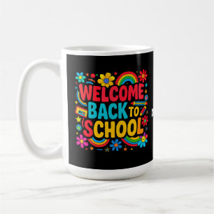 Taza De Café Bienvenidos de nuevo al aprecio de los niños maest