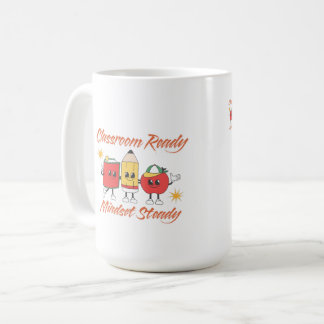 TAZA DE CAFÉ BIENVENIDOS DE VUELTA A LA ESCUELA, PRIMER DÍA DE