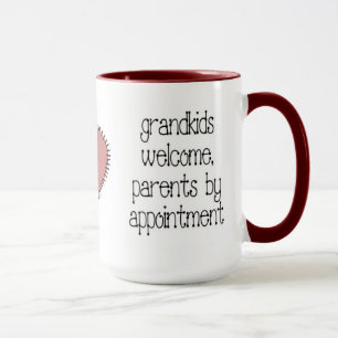 Taza de café Bienvenidos nietos