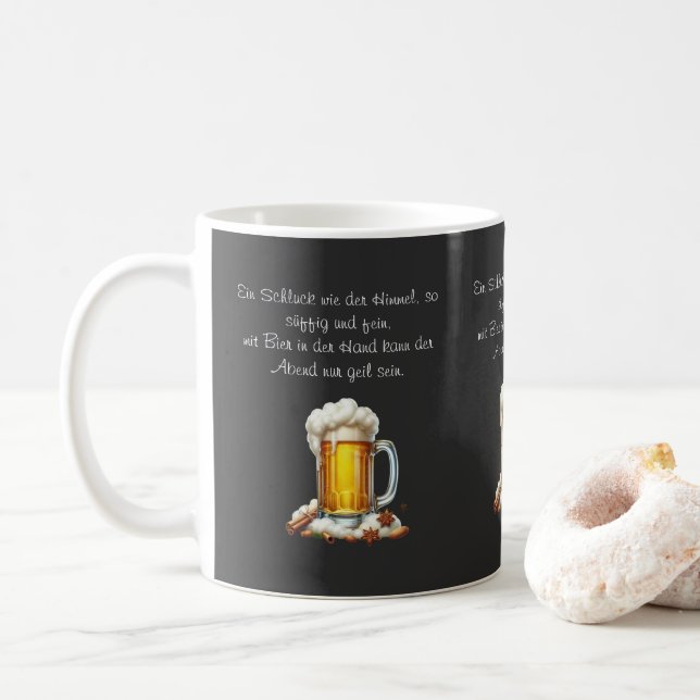Taza De Café Bier so suffig  (Con donut)