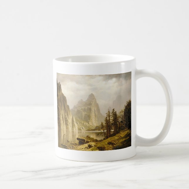 Taza De Café Bierstadt Albert Merced River Yosemite Valley (Derecha)